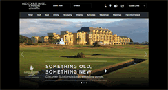 Desktop Screenshot of oldcoursehotel.co.uk